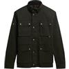 SUPERDRY Merchant Wax Racer Jacket Abrigo, Surplus Goods Olive Green, M Unisex-Adulto