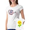 fashwork Coppia Magliette Mamma T-Shirt Mamma Figlia Festa della Mamma Annaffiatoio e Fiori- Idea Regalo