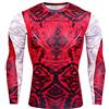 GUOCU Maglietta Uomo Manica Lunga Morbido Maglia Termica Compression Asciugatura Rapida da Corsa Maglia Ciclismo Dimagrante