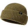 Comhats Oversize L/XL/XXL misto lana merino breve Fisheman Beanie leggero caldo cappello per freddo inverno