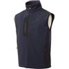 Generico Taglie Forti Uomo, Gilet Softshell Sportivo, 7 Colori, Collo Alto con Zip Completa, Tasche Multiple No Maxfort Fino alla 7XL Over Size (IT, Testo, 6XL, Regular, Regular, Blu)