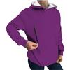 HAOLEI Incinta Allattamento Felpa Donna Manica Lunga Allattamento Camicia maternità Moda Maglione Caldo per L'Allattamento al Seno Top Allattamenti in Pile Felpa Premaman Loungewear al Seno