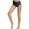 Cotonella 6 Pezzi Slip Donna 8126S Midi in Cotone Elasticizzato a Vita Alta, Nero 5/XL