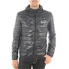Emporio Armani Piumino da uomo Train Core Down con cappuccio, Blu notte, XXL