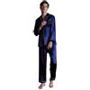 Ginell Tranquility Series Pigiama di Seta da uomo Set 100% Seta di Gelso Colori Solidi Pulsante Frontale 2 Pezzi Set PJ di Seta
