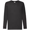 Fruit of the Loom, Felpa con maniche raglan Nero - nero 4XL