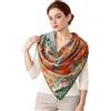 PoeticEHome Scialli in Cashmere per Donna 90x90 cm - Sciarpe Quadrate Leggere come una Piuma con Stampa Artistica, Confezione Regalo