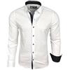 Subliminal Mode Camicia a Maniche Lunghe da Uomo | vestibilità Classica | Comoda e Facile da Lavare | Ideale per L'Ufficio e Le Uscite Informali S500