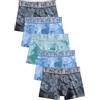 NEXT Ragazzo Confezione da 5 Boxer Aderenti Fantasia Blue Marble Print 5 Anni-6 Anni