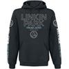 Linkin Park from Zero To World Tour Uomo Felpa con Cappuccio Nero 50% Cotone, 50% Poliestere Regular