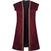 Générique Gilet vichingo medievale da uomo Costume rinascimentale vintage senza maniche cappotto lungo cavaliere gilet pirata lungo vintage abito da cerimonia stregone costume festa di Halloween