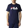 FILA Bellano Tee, T-shirt Unisex - Adulto, Blu (Blu Medievale), L