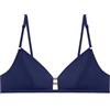 YAMAMAY - Bikini Parte Alta, Modello Bralette Senza Ferretto, Donna, Sculpt Color, Blu Scuro, monocromo