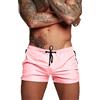 EDOTON Pantaloncini Sportivi, Uomo Slip da Bagno per Surf Hotspring sulla Spiaggia (EU L, A - Rosa)