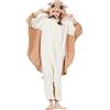 Simzoo Pigiama Intero Animali Unisex Kigurumi Adulto Carnevale Onesie Cosplay Halloween Costume per Donna Uomo Sleepwear