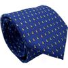 CARACCIOLO Cravatta Elegante in Seta Stile Classico Sartoria napoletana (VELE BLU)