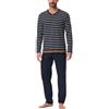 Schiesser Schlafanzug Lang-Casual Nightwear Set di Pigiama, NachtBlau_181928, 60 Uomo