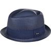 LIPODO Uni Colour Cappello Pork Pie di Paglia Prodotto in Italia Unisex Primavera Estate