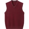 HNVAVQ 100% Cashmere Gilet Maglione da Uomo Gilet V-Collo Casual Pullover Maglia Autunno Inverno