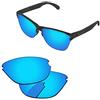 PapaViva Ricambio per lenti Oakley Frogskin Lite OO9374, Pro+ Ice Blue Polarizzato - Rivestimento Ar, Taglia unica