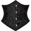 SCARLET DARKNESS Cintura da corsetto da donna Steampunk Vintage Lace Up Cintura larga