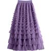 Luadnysin Gonna In Tulle Donna Gonna Lunga Donna Nero Tulle 3Xl Lunga Di A Strati Strati Gonnellino Danza Classica Tutu Danza Classica Rosa A Noleggio Bianca Bianca Flamenco Da Ballo Latino Americano Tutu