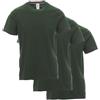 SADISRLS Payper Sunset T-Shirt Uomo 100% Cotone 155 g/m² Maglietta Manica Corta Girocollo Basic Confezione 3 o 5 Pezzi, Ideale per Lavoro e Uso Quotidiano