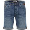 b BLEND Blend Martels Pantaloncini di Jeans Shorts Bermuda da Uomo Elasticizzato Slim