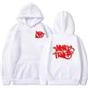 COITROZR sPeesy Felpa da donna Minus Two con cappuccio da uomo Y2K Hip Hop Streetwear Urban Maglione unisex casual, Bianco-01., L