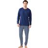 Noidinotte; more than pyjamas Noidinotte - Pigiama Uomo Estivo in Cotone Articolo Navy DOT. - S Blu