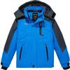 Wantdo Montagna Giacca Sci Bambino Impermeabile Giubbotto | 10000mm Impermeabile, Traspirante, Antivento, Fodera in pile, Cappuccio rimovibile, 3 Tasche con zip, Snowboard,Sci & Outdoor