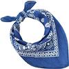 JOPHY & CO. BANDANA 100% cotone SET da 3/5/10 per Donna Uomo Bambini Unisex Tinta Unica e/o con Motivo Paisley COD. A644 (Set 20 pz, Paisley, Royal)