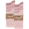 mehrstrumpf 8/12 Paia Bambini 100% Bio Coltivazione Calzini Cotone Ragazzi & Ragazze Senza Cuciture (Modello: Biolivia)