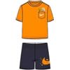 NIKE COMPLETO ESTIVO (T-SHIRT + PANTALONCINO) 86K959 BAMBINI/RAGAZZI (6-7 anni, ARANCIONE/NERO-P6G)