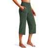 Libin Leggings Sportivi Capri Donna Pantaloni Palestra 21 | Pantaloni sportivi capri 3/4 vita alta elastici, gamba larga, leggeri estivi, pantaloni casual estivi da palestra con tasche