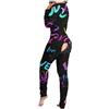 Kobilee Pigiama Donna Sexy Hot per Sesso Aperto Cotone Invernale Pigiama Intero Caldo Lungo Lovable Pile Elegante Morbido Manica Lunga Abbigliamento da Notte Lingerie Curvy Felpato