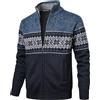 Herothorn Uomo Cardigan Felpa Cappotto Lana imbottito Tops con Cerniera Lavorato a Maglia Maglione Stand colletto con 2 Tasche Caldo Maniche Lunghe Calda Casual Cappotti Inverno Manica Lunga Invernale