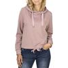 DENIMFY DFHanna Crop - Felpa con cappuccio da donna, corta, vestibilità normale, con cappuccio, rosa, blu, grigio, S, M, L, XL, XXL, Rosa antica (53303), L