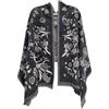 GFM Sciarpa scialle stile pashmina con texture cachemire per autunno inverno (FRLSHL-AA)