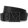 Armani Exchange Cintura da donna Black Susi Medium, Nero, 95 cm