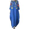 Cocila Vestito Giallo Donna Estivo XXXL da Cerimonia Lungo Fucsia A Fiori Sera (Blue, XL)