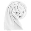 JOPHY & CO. Sciarpa/Stole/Coprispalla Donna 100% Viscosa Elegante Morbido 180cm x 90cm(cod. 2302) (2302/5pc, Bianco)