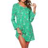 MIA LUCCE Camicia da Notte da Donna a Maniche Lunghe, in Cotone | Morbida camicia da notte a maniche lunghe da donna, camicia da notte da donna, comoda camicia da notte per notte e casa