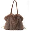 Joygoodta Borsa pelosa Borsa soffice Invernale per Donna Tote Fuzzy Borse a Tracolla a Spalla in Pelliccia Sintetica Invernale