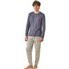 Noidinotte; more than pyjamas Noidinotte - Pigiama Uomo Invernale in Caldo Cotone Articolo Carlo. - XXL Grigio