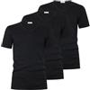 Liabel T-Shirt da Uomo Girocollo/Scollo V Caldo Cotone Athena Art. 2828 Pacco da 3