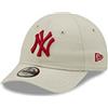 New Era MLB Infant cap York Yankees Teamlogo gebogener Schirm NY MLB Fankappe Baby Säugling Beige - Infant