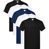 Fruit of the Loom - Iconic Tee, Lightweight Ringspun Tee, 5 Pack, T-Shirt Uomo
