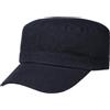 LIPODO Cappellino Army in Lino Donna/Uomo - Berretto Estivo con Visiera, Chiusura a Strappo Primavera/Estate Estate - Taglia Unica Blu Scuro