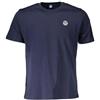 NORTH SAILS T-shirt in cotone blu chic con dettaglio elegante logo uomo